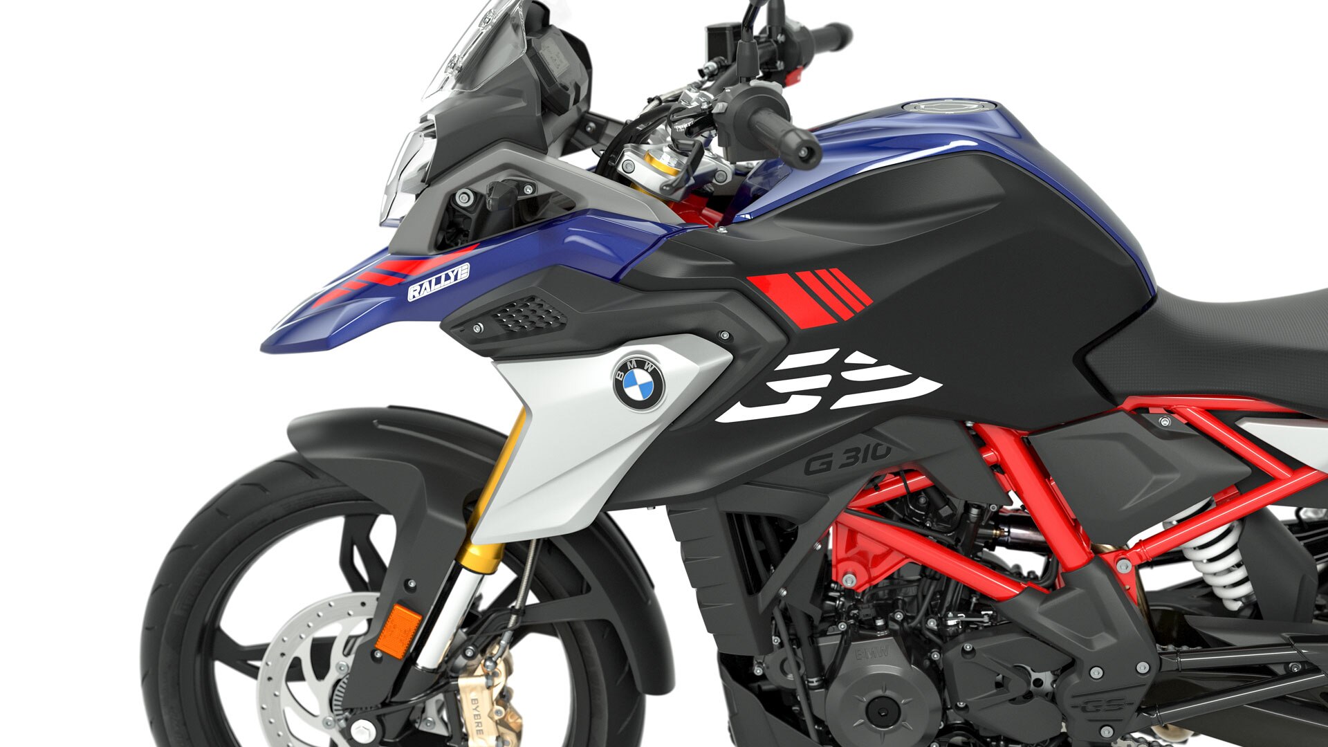 We see the typical GS flyline of the G 310 GS.