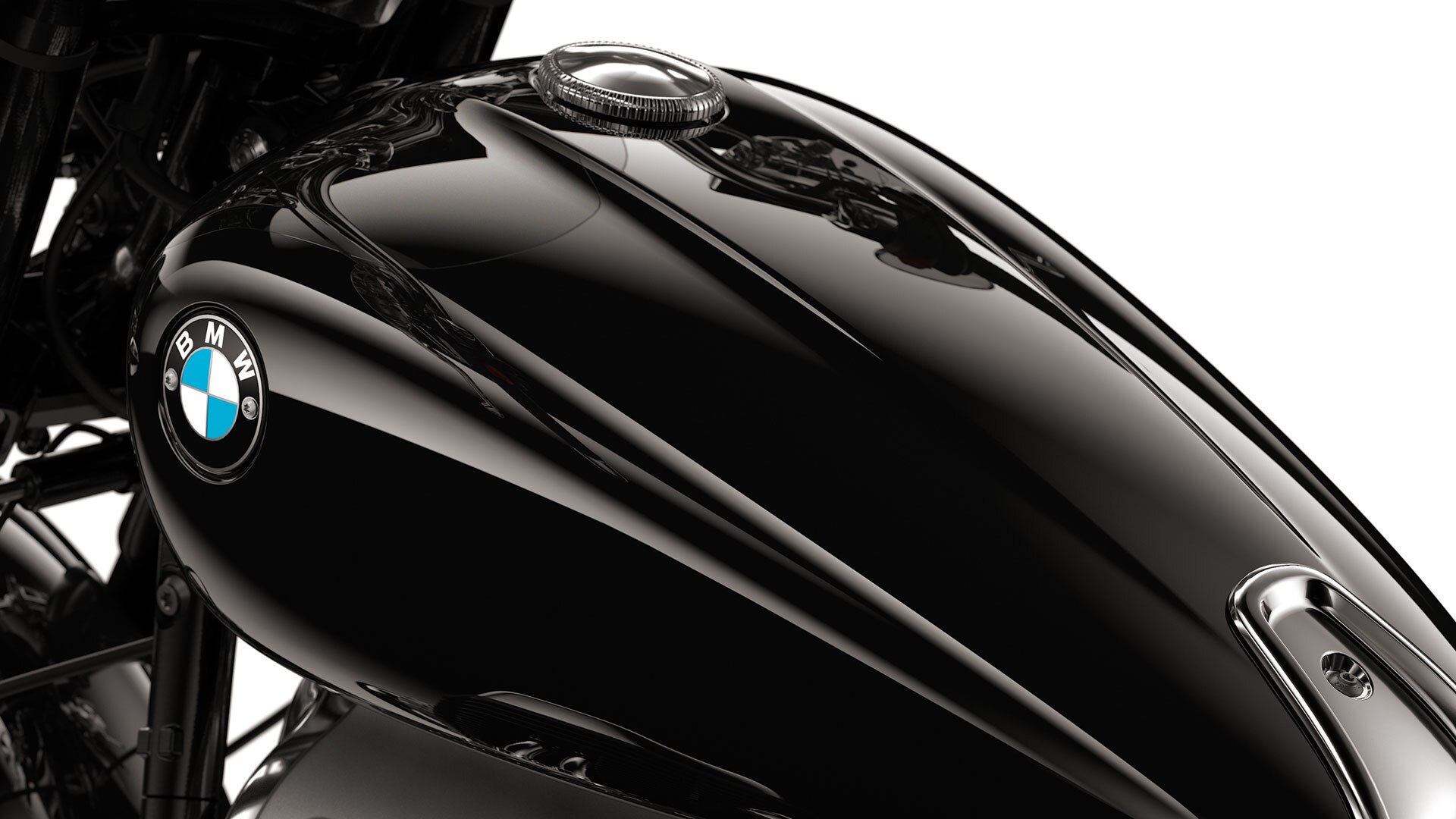 Black tank and bolted logo