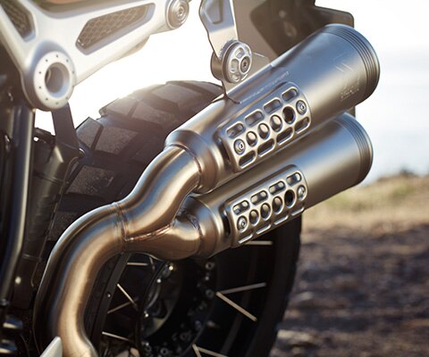 R nineT Scrambler exhaust system