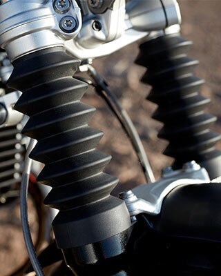 R nineT Scrambler telescopic fork with bellows