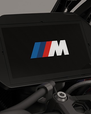 TFT display with M start-up animation of the M 1000 XR from BMW Motorrad