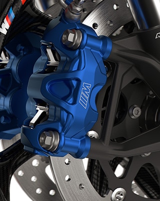 The M brake of the M 1000 XR from BMW Motorrad