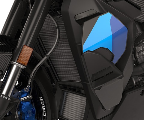 The M winglets of the M 1000 XR from BMW Motorrad