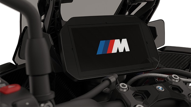 TFT display with M start-up animation of the M 1000 XR from BMW Motorrad