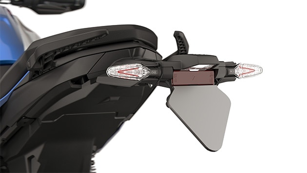 The sporty rear of the F 900 XR from BMW Motorrad